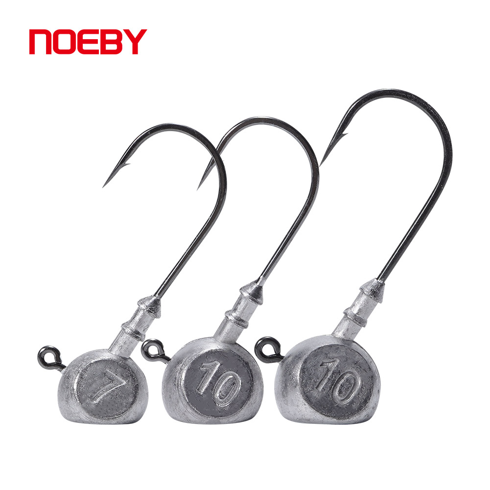 Noeby Jig Head 7g 10g 1/0 2/0  - Fishing Hook Offset 리뷰 및 가격