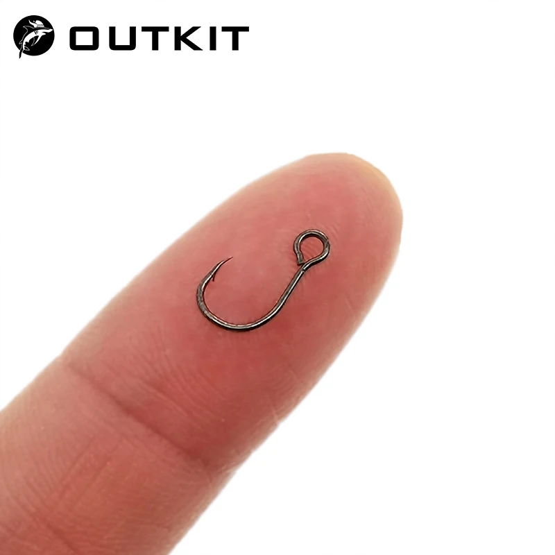 OUTKIT 낚시 루어 예비 후크, 단일 물고기 루어  - Fishing Hook Barbless 리뷰 및 가격