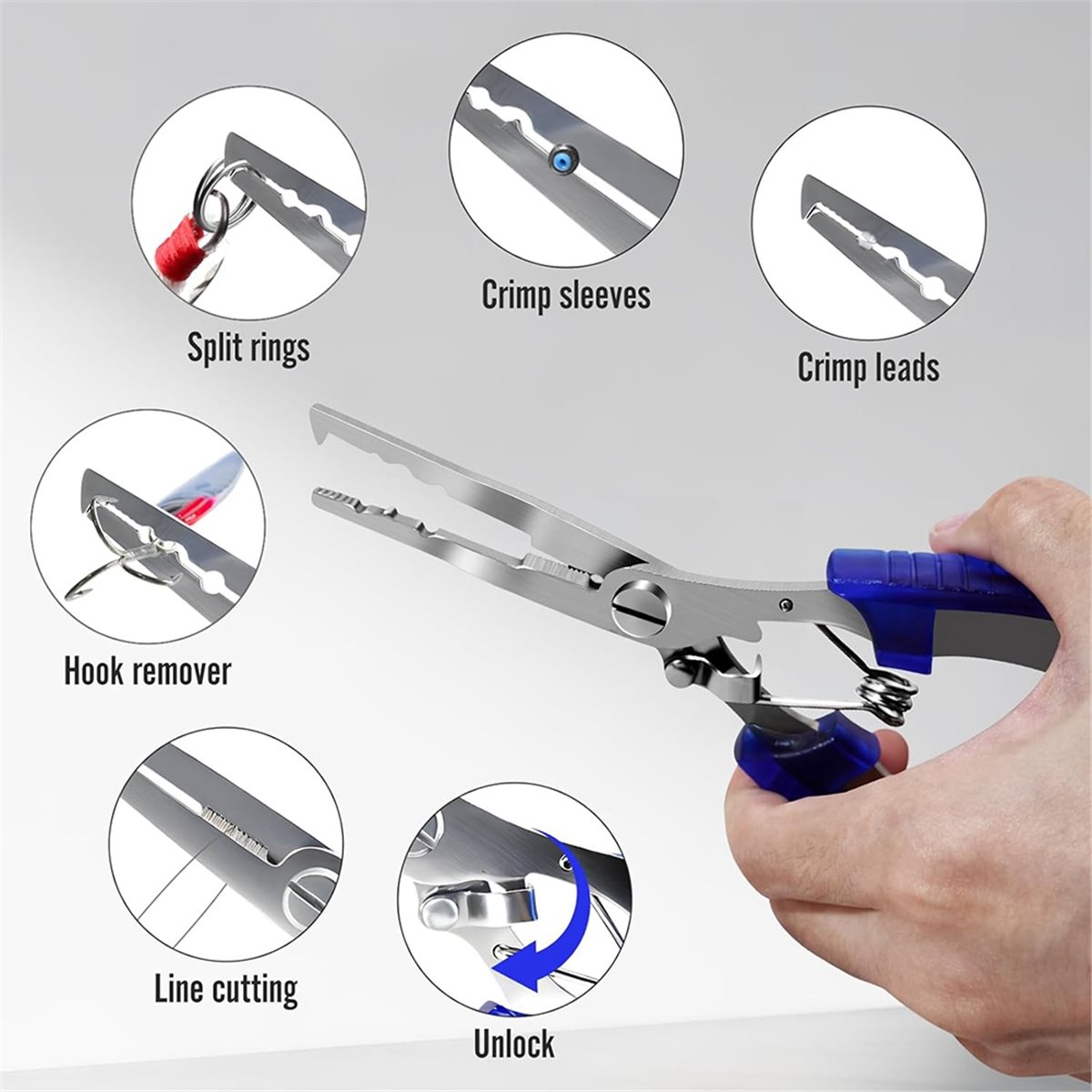 T34C 낚시 바늘 제거 도구 및 낚시 펜치 키트 -  - Fishing Hook Stainless Steel 리뷰 및 가격