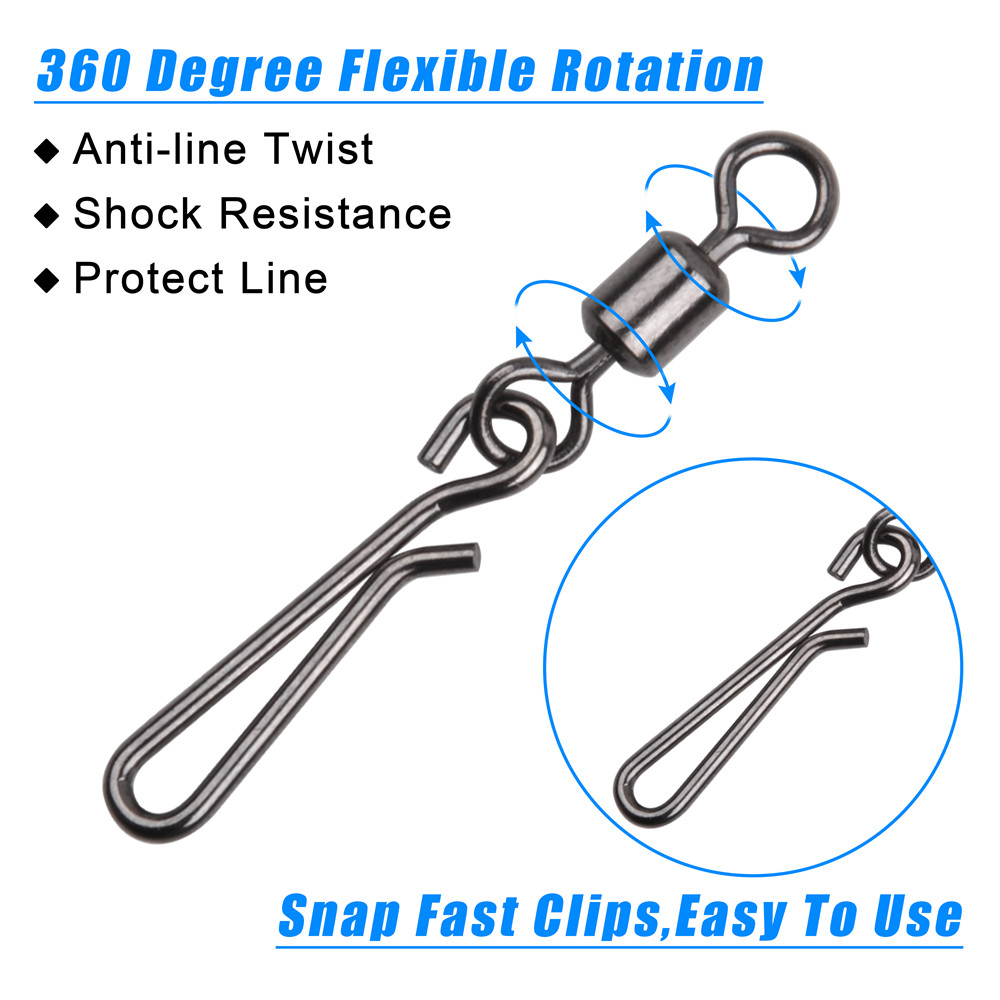 30Pcs 회전 및 낚시 후크 회전 커넥터에 대 한 스 - Fishing Hook Stainless Steel 리뷰 및 가격