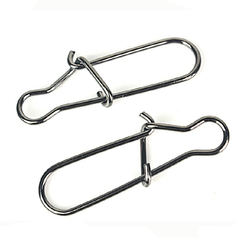 100pcs 스테인레스 스틸 낚시 커넥터 패스트 클립  - Fishing Hook Stainless Steel 리뷰 및 가격