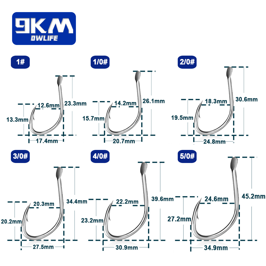 9KM 라이브 미끼 후크 바닷물 낚시 후크 25~100 - Fishing Hook Barbless 리뷰 및 가격